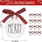 Set of 12 Christmas Ball Ornaments Shatterproof White Bulbs with Buffalo Plaid Bows Farmhouse Christmas Tree Decor Decorative Christmas Tree Hanging Ornaments